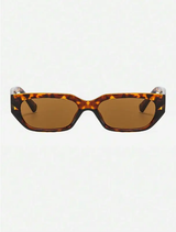 Lunettes de mode à petit cadre rétro pour fête, rectangulaires au style punk L’Art des Vêtements