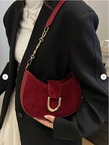 Nouveau sac à main avec bandoulière en forme de croissant de lune L’Art des Vêtements