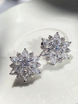 topshiny 2 pièces Boucles d'oreilles à tige avec fleurs romantiques L’Art des Vêtements