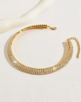 Ras-du-cou Avec Strass - Femme L’Art des Vêtements