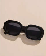 Lunettes à gros cadre polygonal simples et décontractées, accessoires de mode pour femmes L’Art des Vêtements