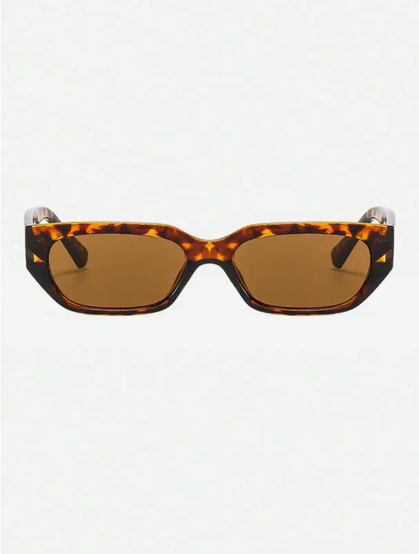 Lunettes de mode à petit cadre rétro pour fête, rectangulaires au style punk L’Art des Vêtements