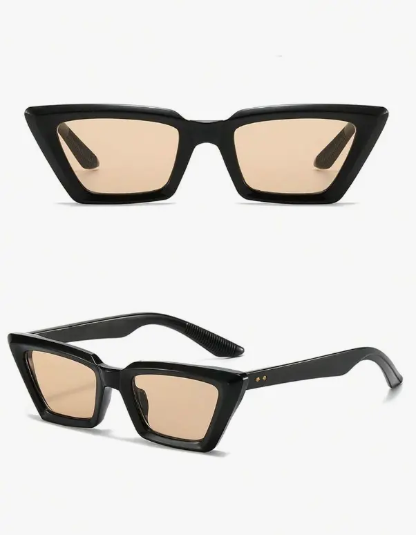 Lunettes de mode mode triangulaire chat pour femmes L’Art des Vêtements