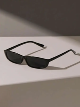 Lunettes modes minimalistes de mode rectangulaires à petite monture L’Art des Vêtements