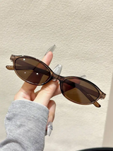 Lunettes de mode vintage en plastique beige géométrique, pour femmes L’Art des Vêtements