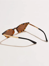 Lunettes de femme à monture semi-métallique en forme d'œil de chat L’Art des Vêtements