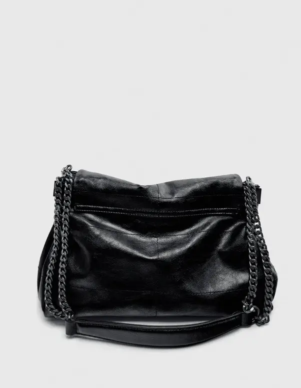 Sac à bandoulière en chaîne en PU doux de marque de luxe L’Art des Vêtements