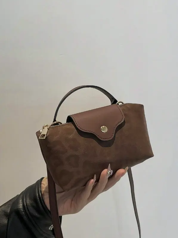 sac à bandoulière mini vintage imprimé léopard L’Art des Vêtements