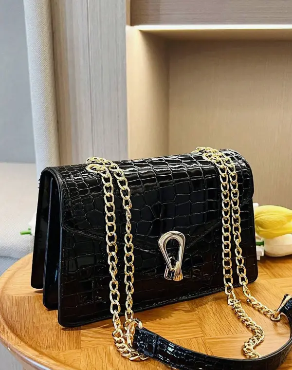 Mini sac À Bandoulière Pour Femmes Avec Rabat Verrouillable L’Art des Vêtements