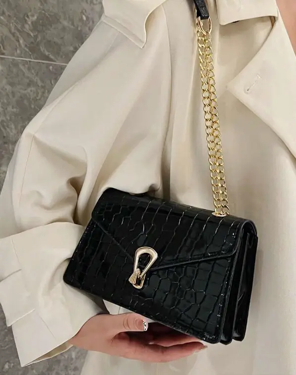 Mini sac À Bandoulière Pour Femmes Avec Rabat Verrouillable L’Art des Vêtements