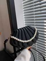 Sac bandoulière en forme de coquillage, sac à épaule mini mode L’Art des Vêtements