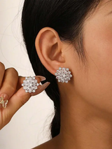 topshiny 2 pièces Boucles d'oreilles à tige avec fleurs romantiques L’Art des Vêtements