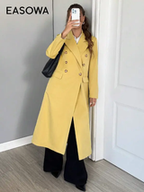 Easowa Manteau long ample pour femmes L’Art des Vêtements