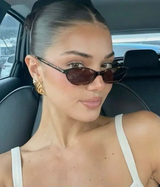 Lunettes à monture ovale vintage et petite pour femmes L’Art des Vêtements