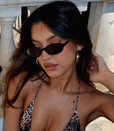 Lunettes à monture ovale vintage et petite pour femmes L’Art des Vêtements